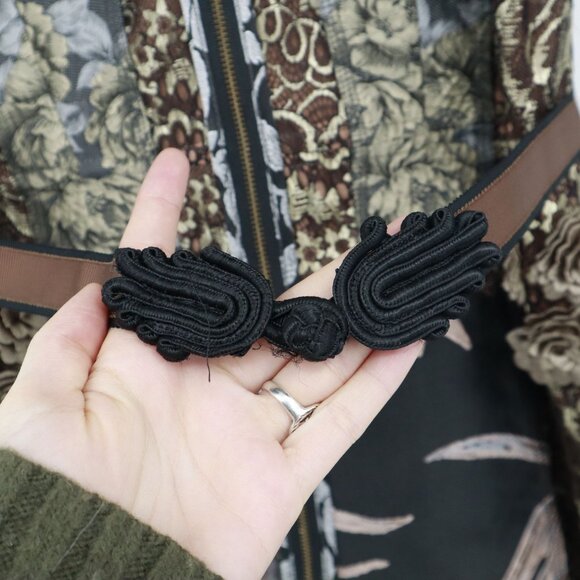 Beguile By Byron Lars Noemi Dress Womens 2 Brown Romantic Feminine Boho Coquette - Picture 6 of 16